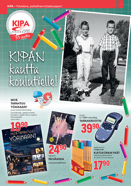 Kipan kautta koulutielle!